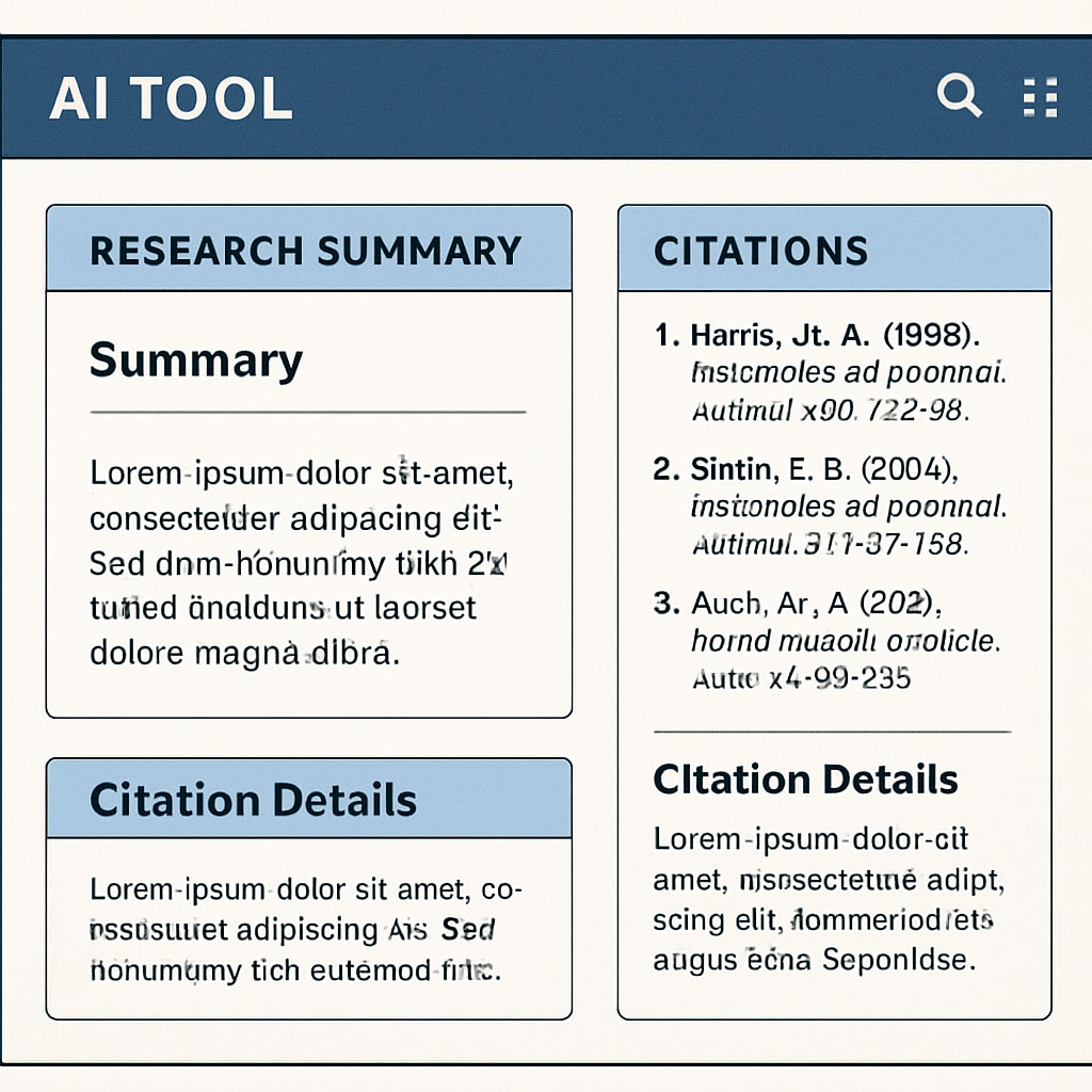 A screenshot of Perplexity Pro summarizing research findings for academic purposes.