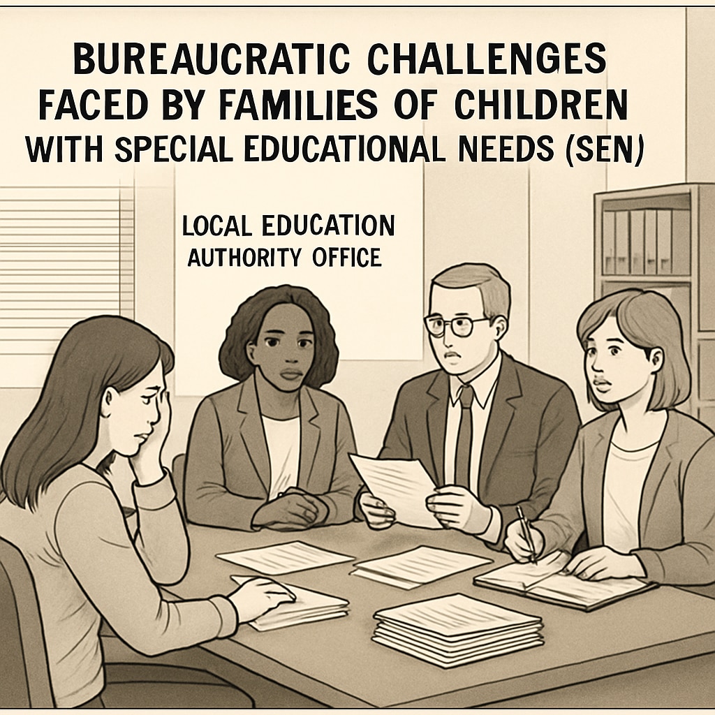 Local education authority meeting discussing special educational needs school placements.