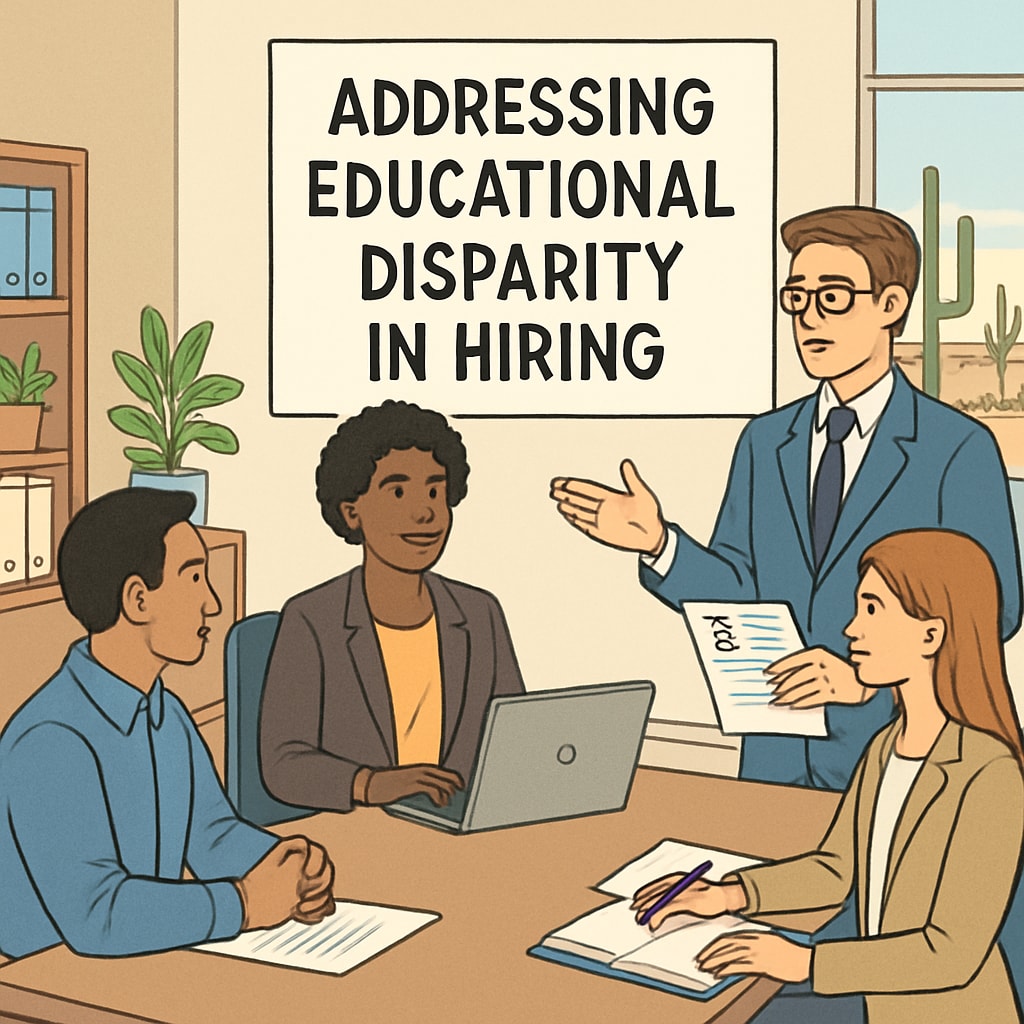 Education recognition and hiring disparity in Arizona workforce.