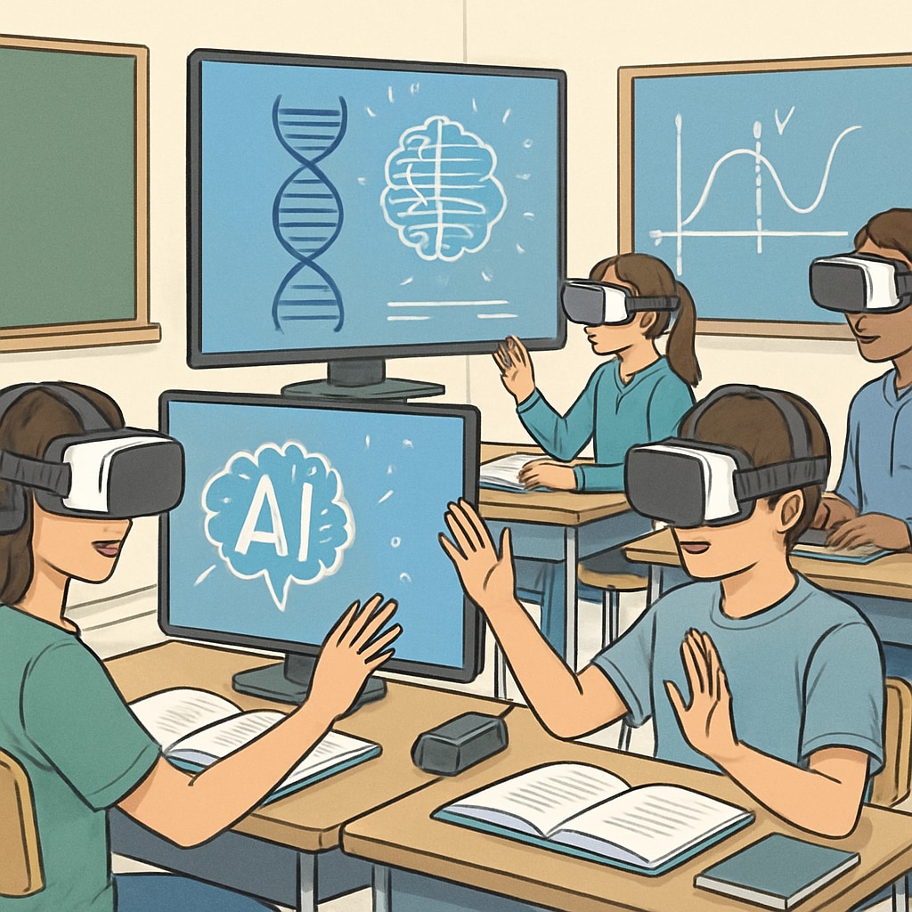 VR and AI tools for adaptive K12 education.
