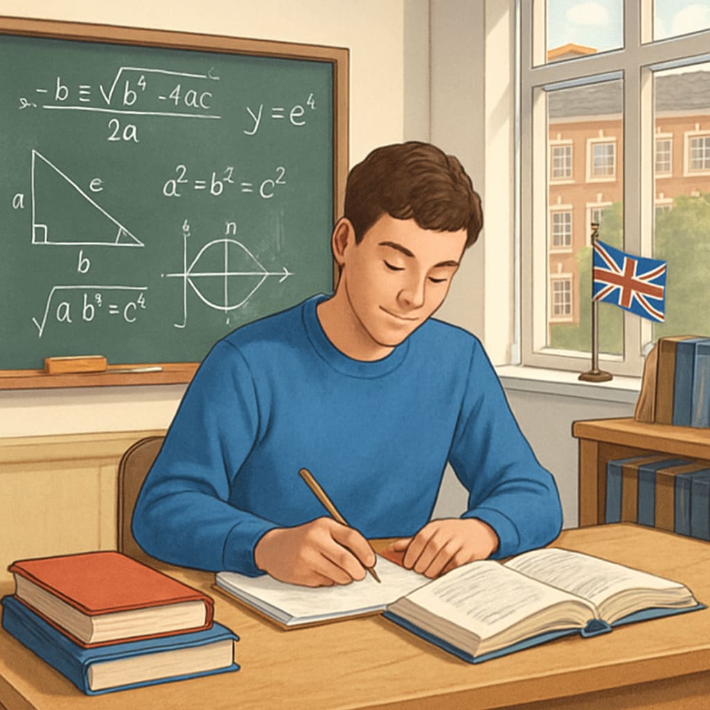 UK student studying mathematics course after academic interruption