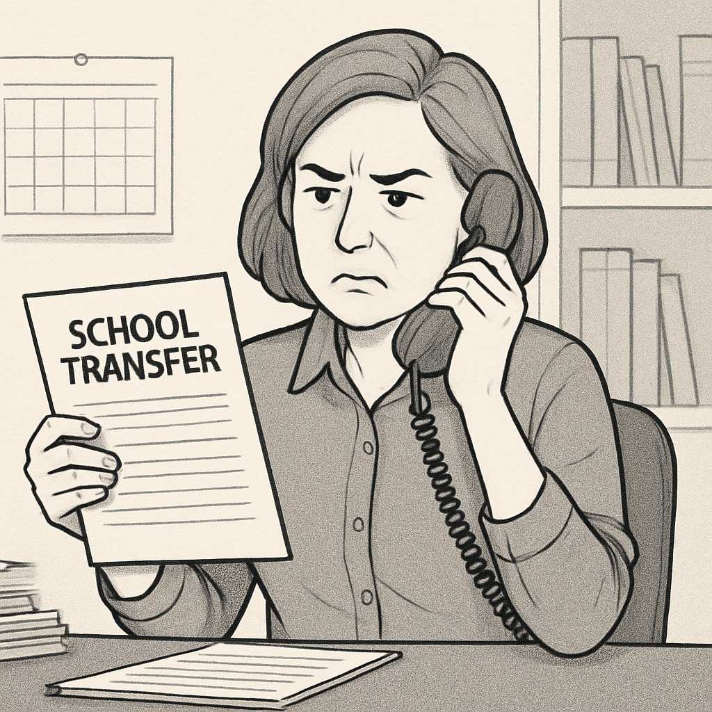 A parent dealing with inter-district school transfer issues.