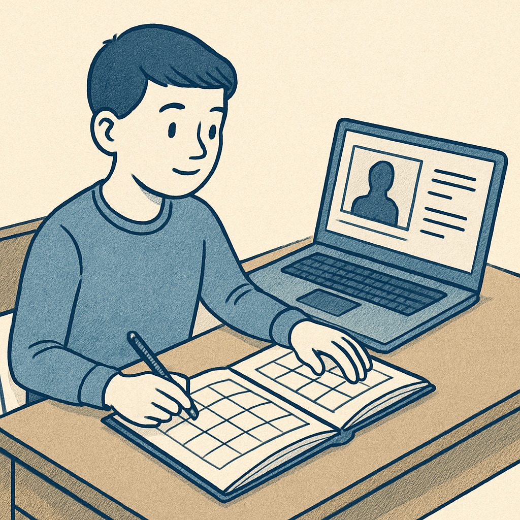 A student using a laptop and a planner to manage time while pursuing a dual degree in mechanical engineering.