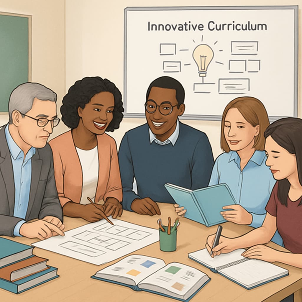 University of California employees working with K-12 educators on curriculum development.