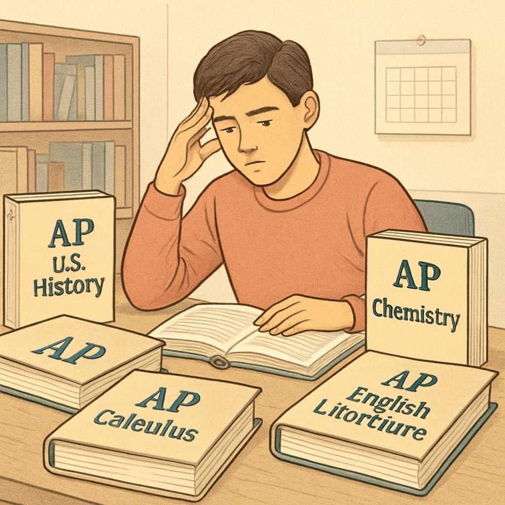 High school student planning AP courses with a focus on AP Statistics.