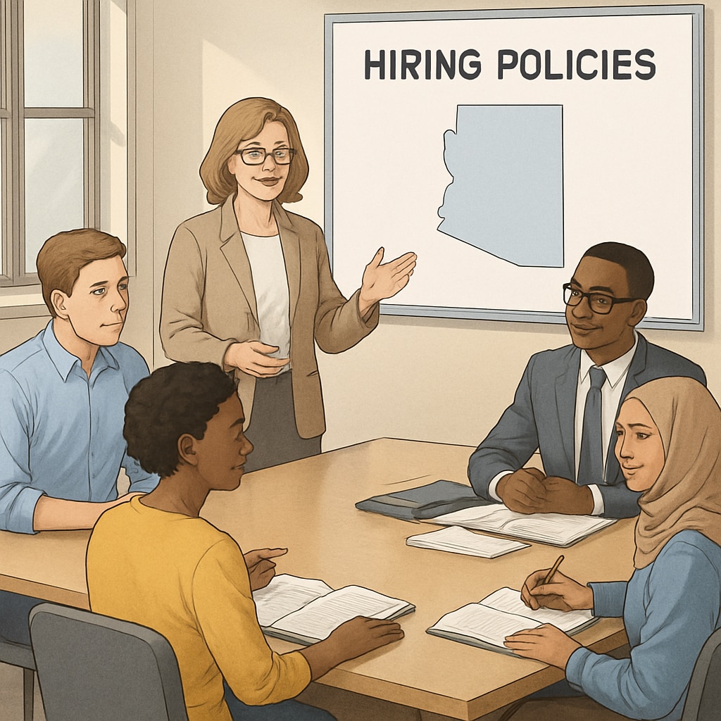 Arizona hiring policies discussed with candidates of varying educational levels