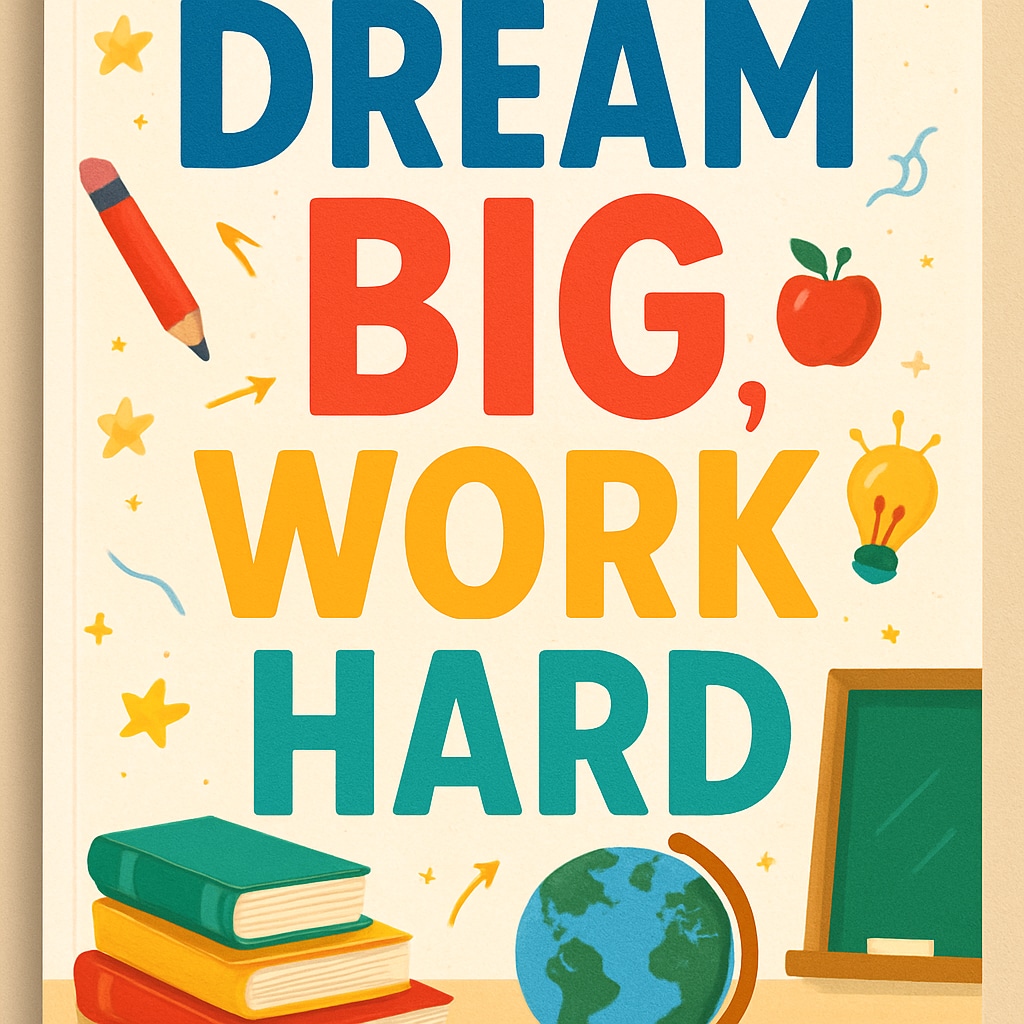 Classroom motivational poster about upward social mobility.