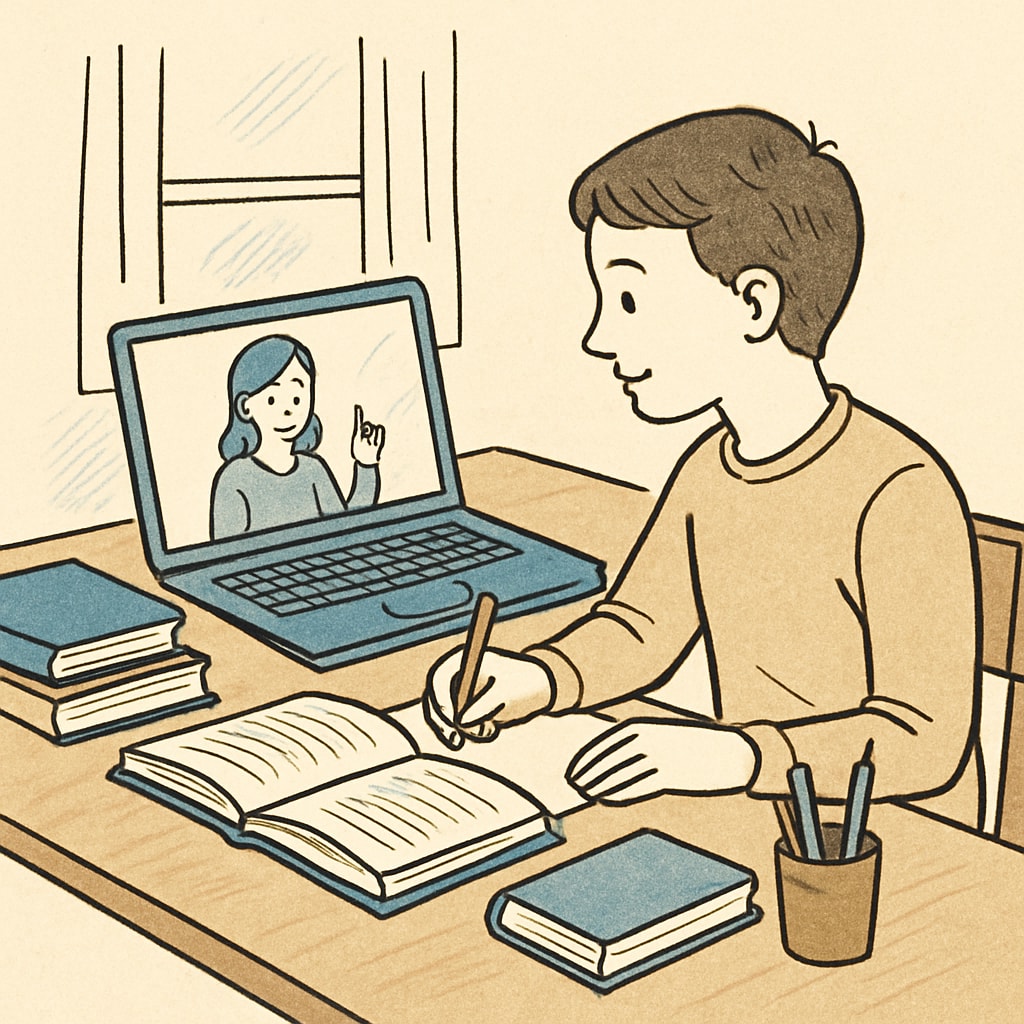 Adult learner engaging in online education for degree completion.