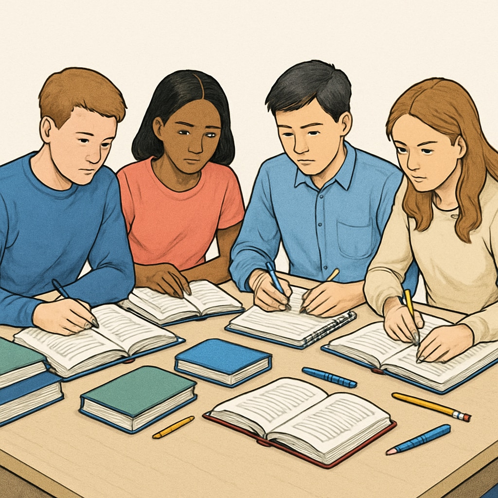 High school students preparing for Ivy League admissions.