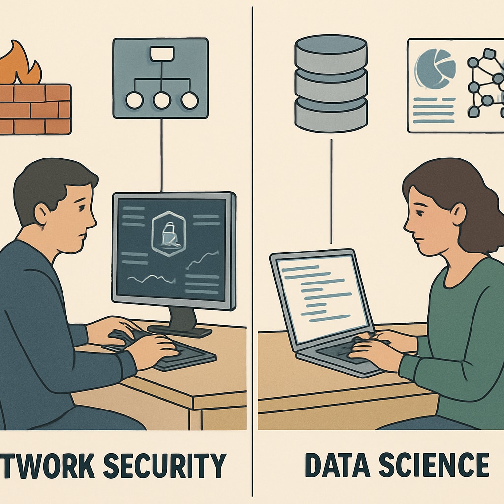 Cybersecurity vs. Data Science roles comparison