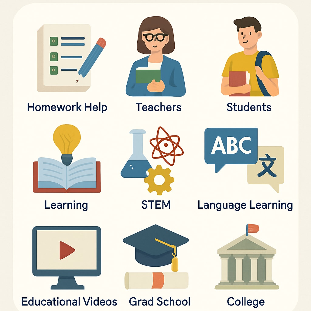 Graphic of educational subreddit categories on Reddit.