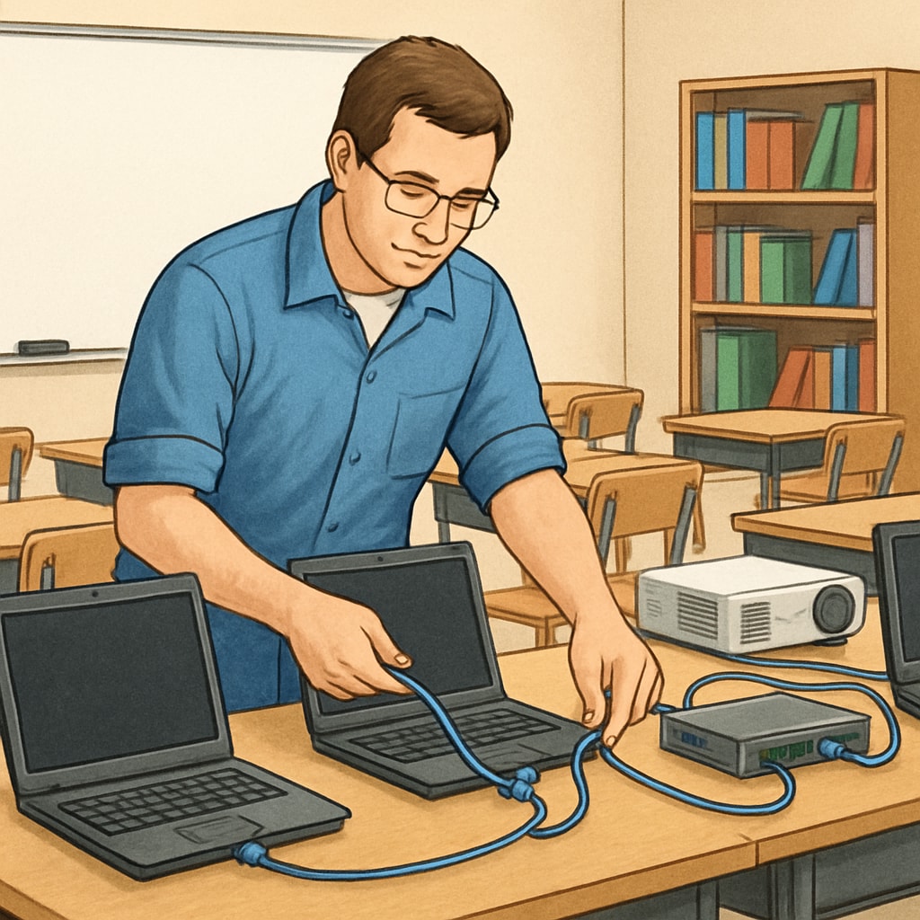 Technical support role in education aligned with school schedules