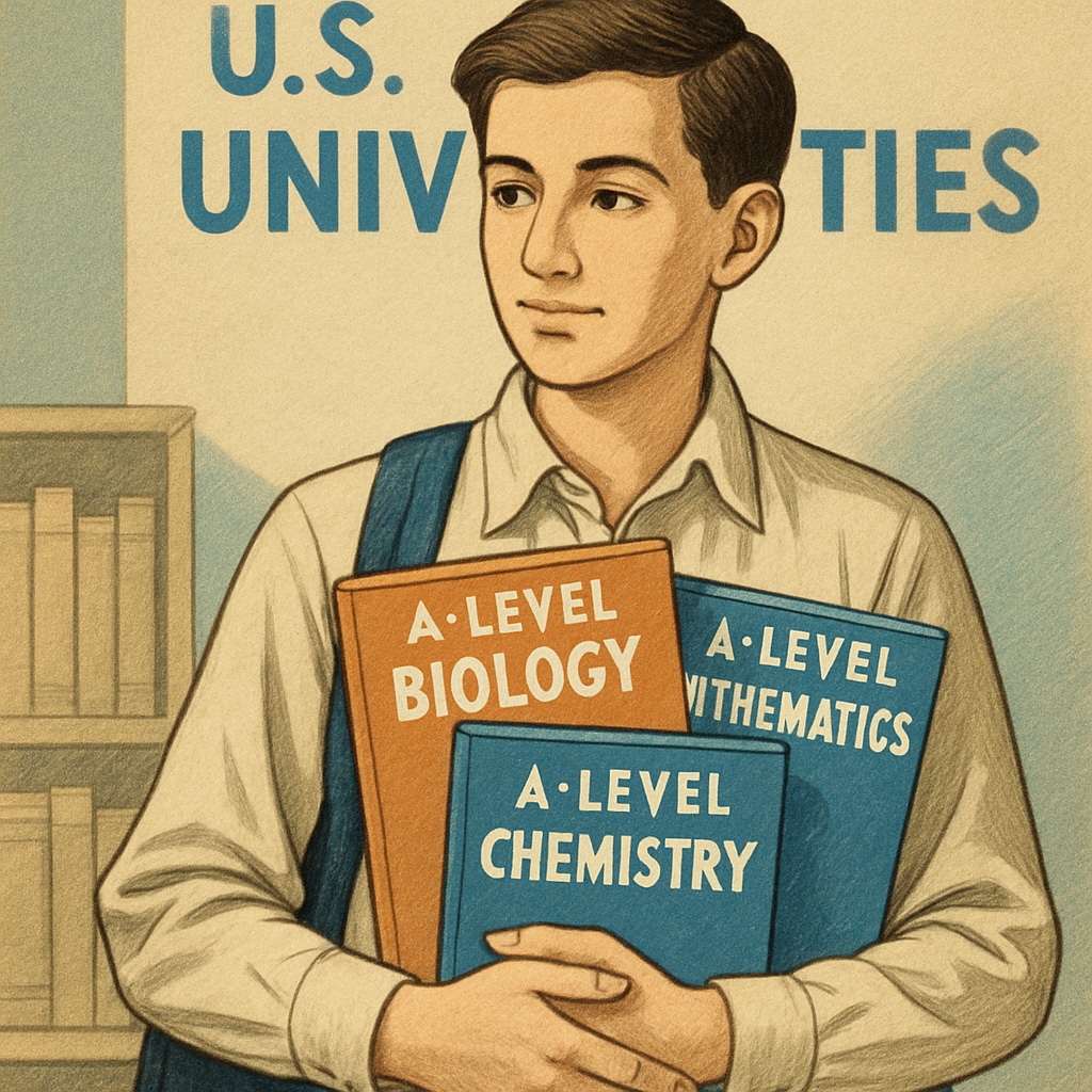 A-level preparation for US university applications.