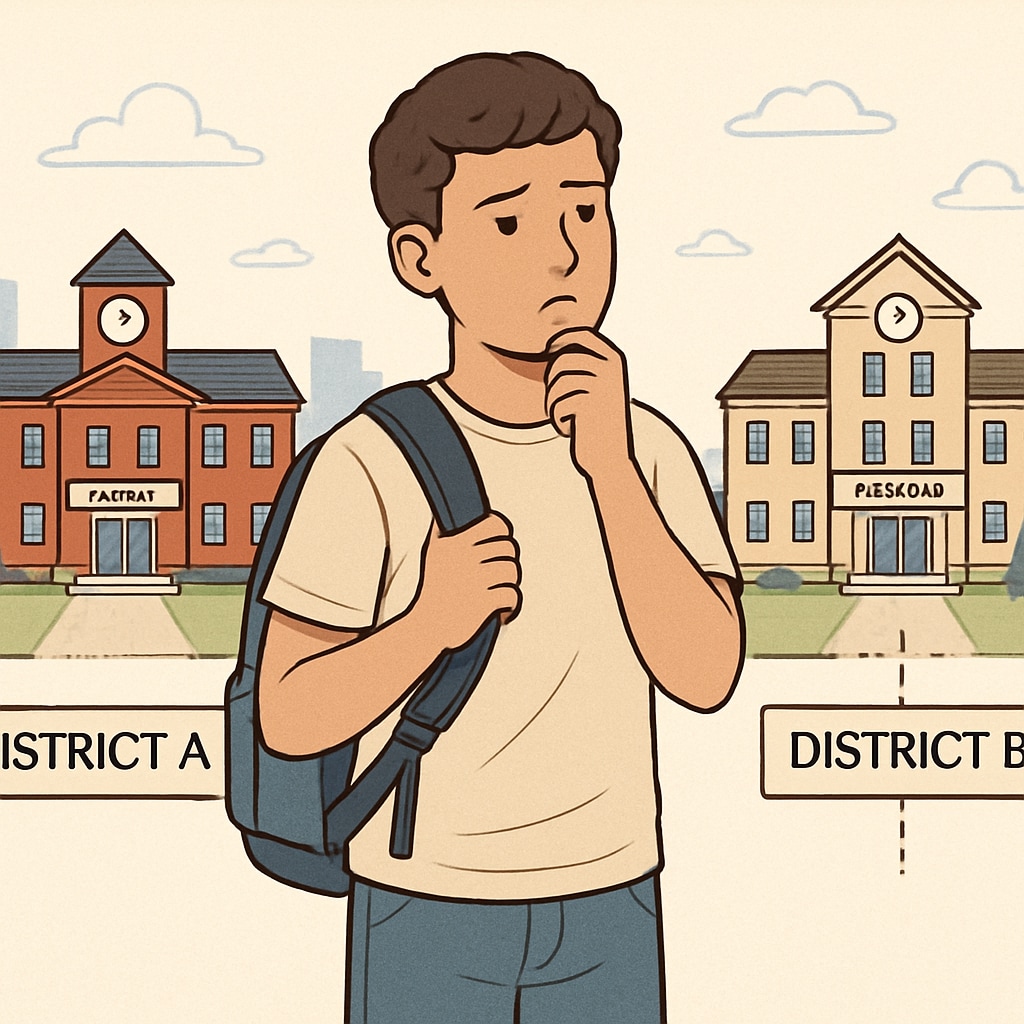 Challenges of transferring between districts in school choice.
