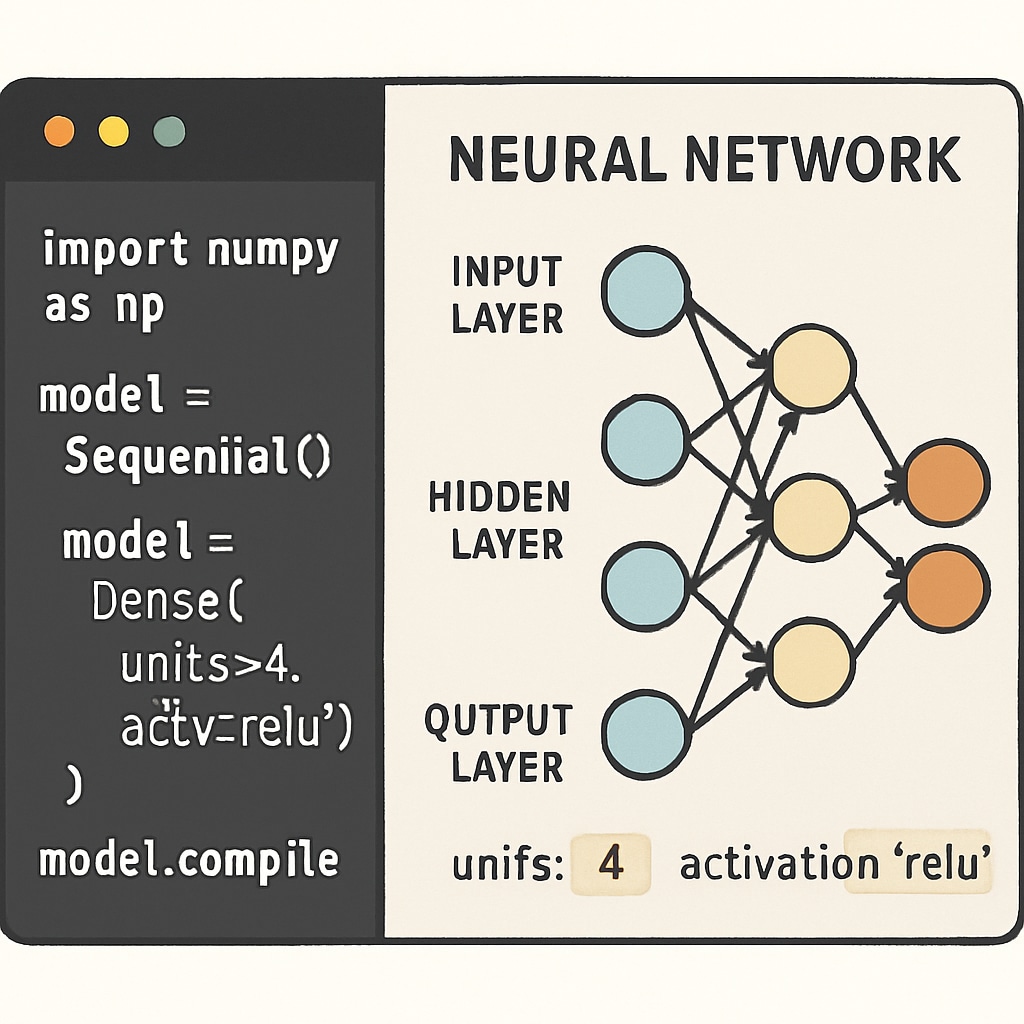 Example of a lightweight AI model simulation used in undergraduate projects.