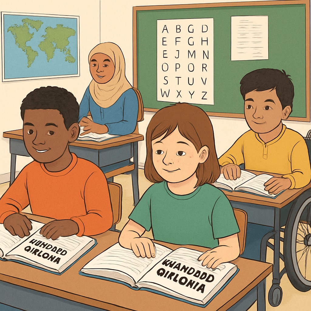 High school students studying in a classroom, symbolizing modified and standard diplomas.