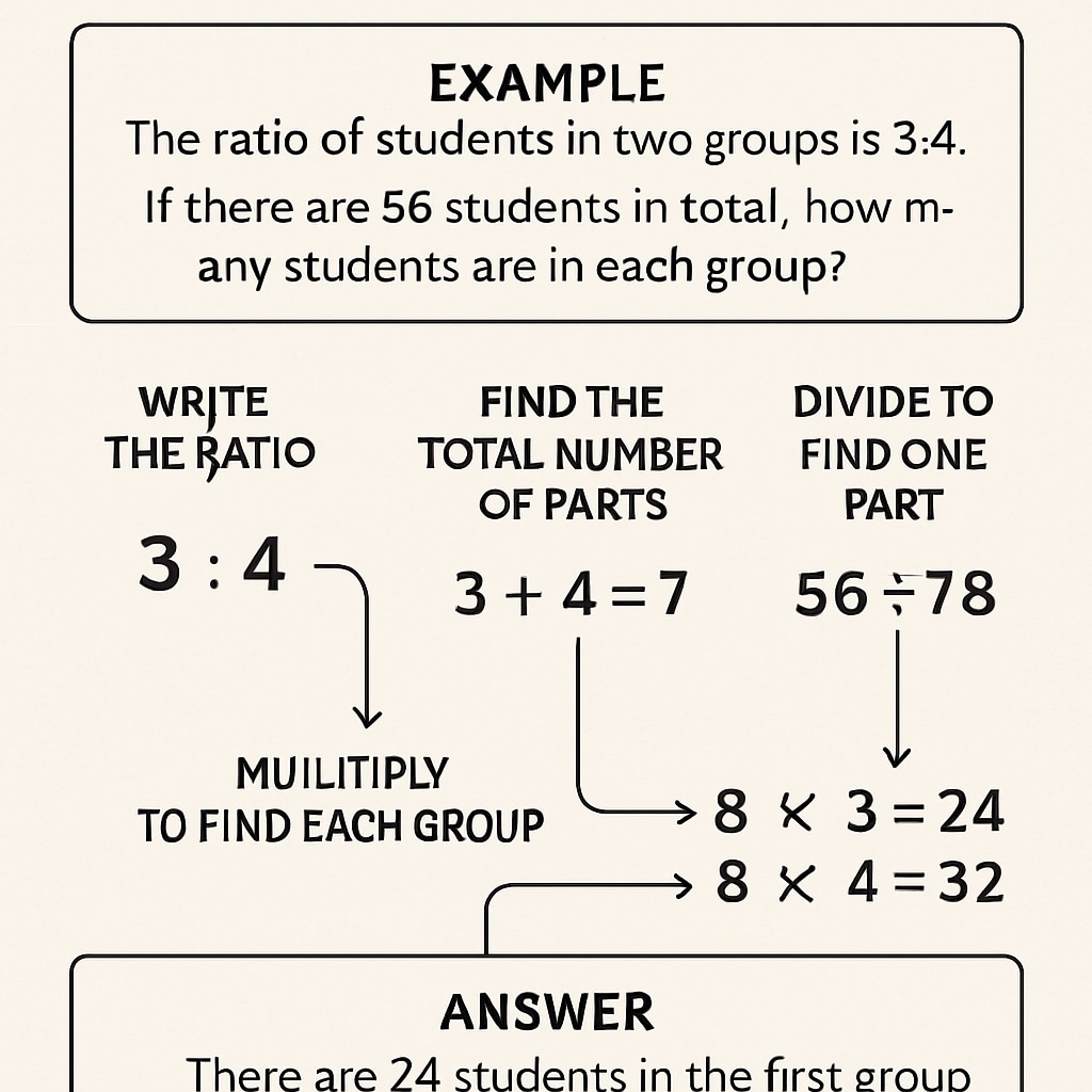 A snapshot of a Khan Academy video illustrating how to solve ratio-related problems in recruitment tests, featuring a detailed example. Khan Academy video on solving ratio problems in recruitment tests.
