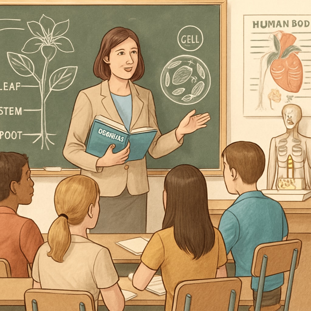 Biology and education integration in a classroom setting.