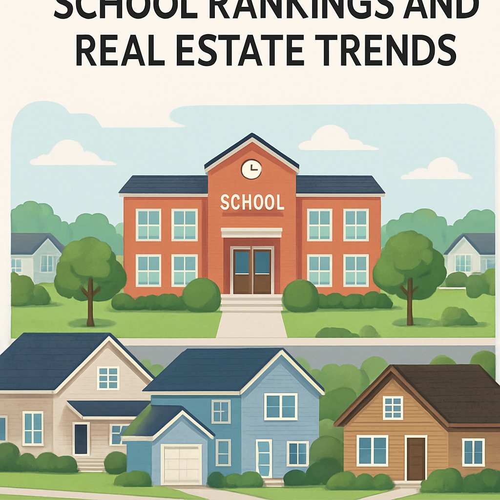 Homes in top-rated school districts influencing property values and education choices