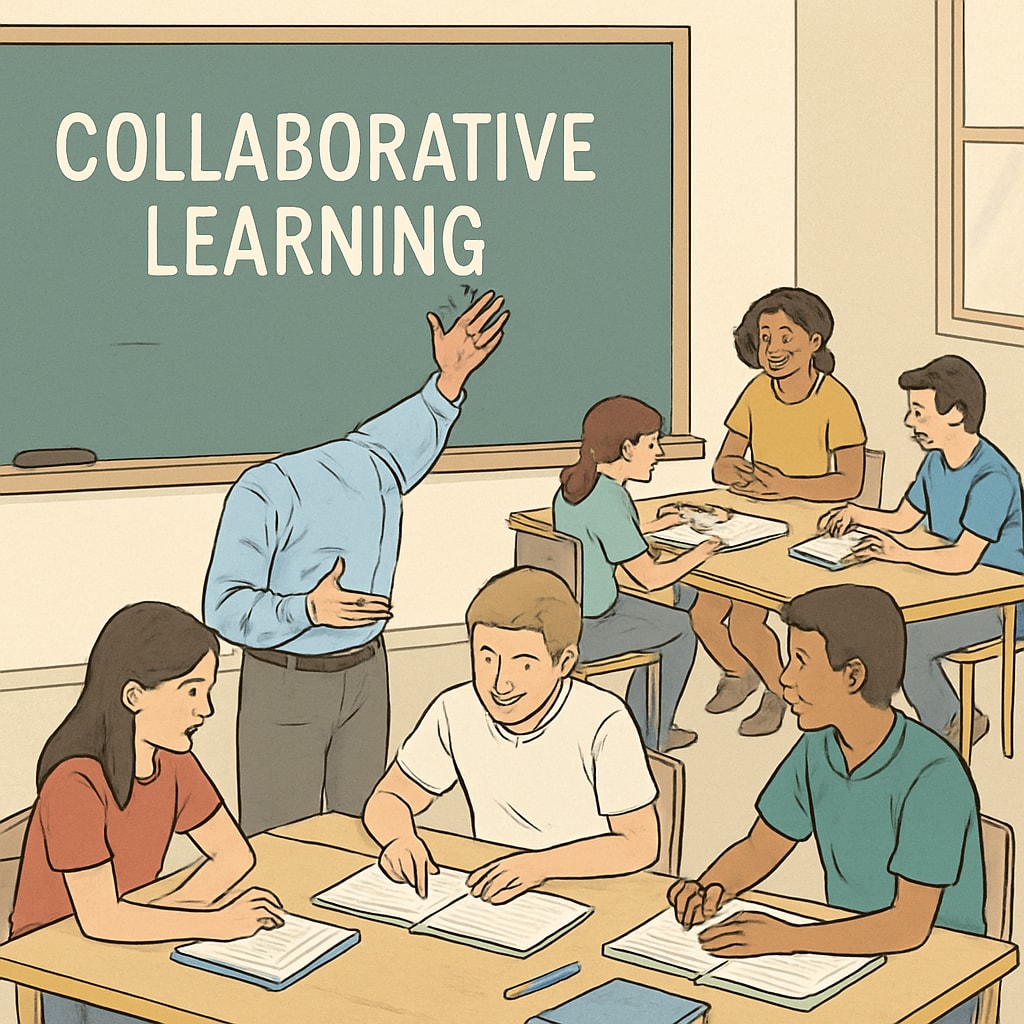 An educator creating short video content for their students, showcasing collaborative teaching techniques. Teacher recording short videos for K12 students.