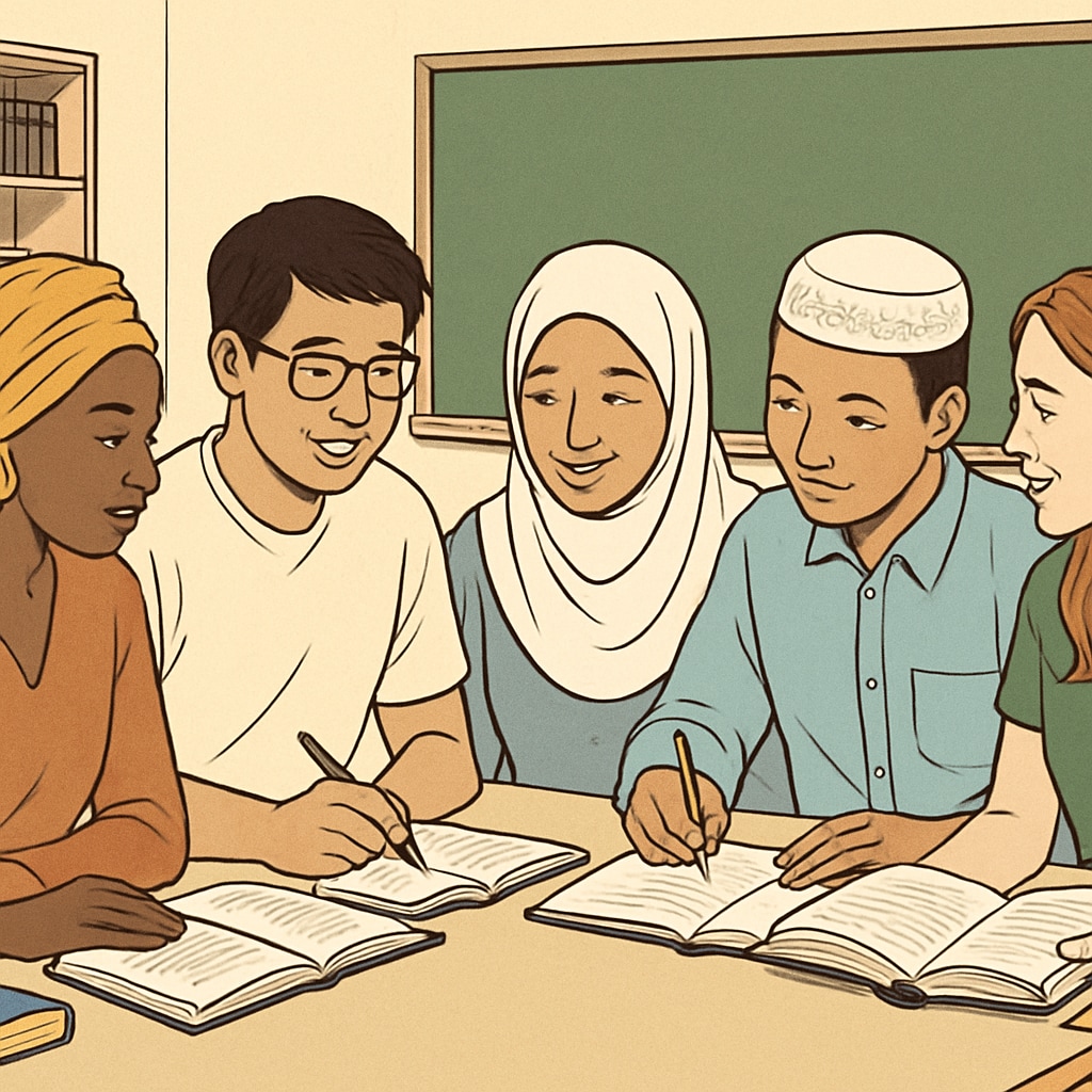 Diverse students representing cultural and religious inclusivity in schools.