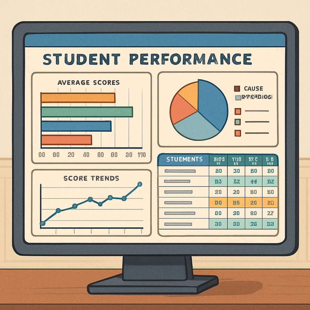 AI assisting in reducing teacher workload and analyzing student performance data.