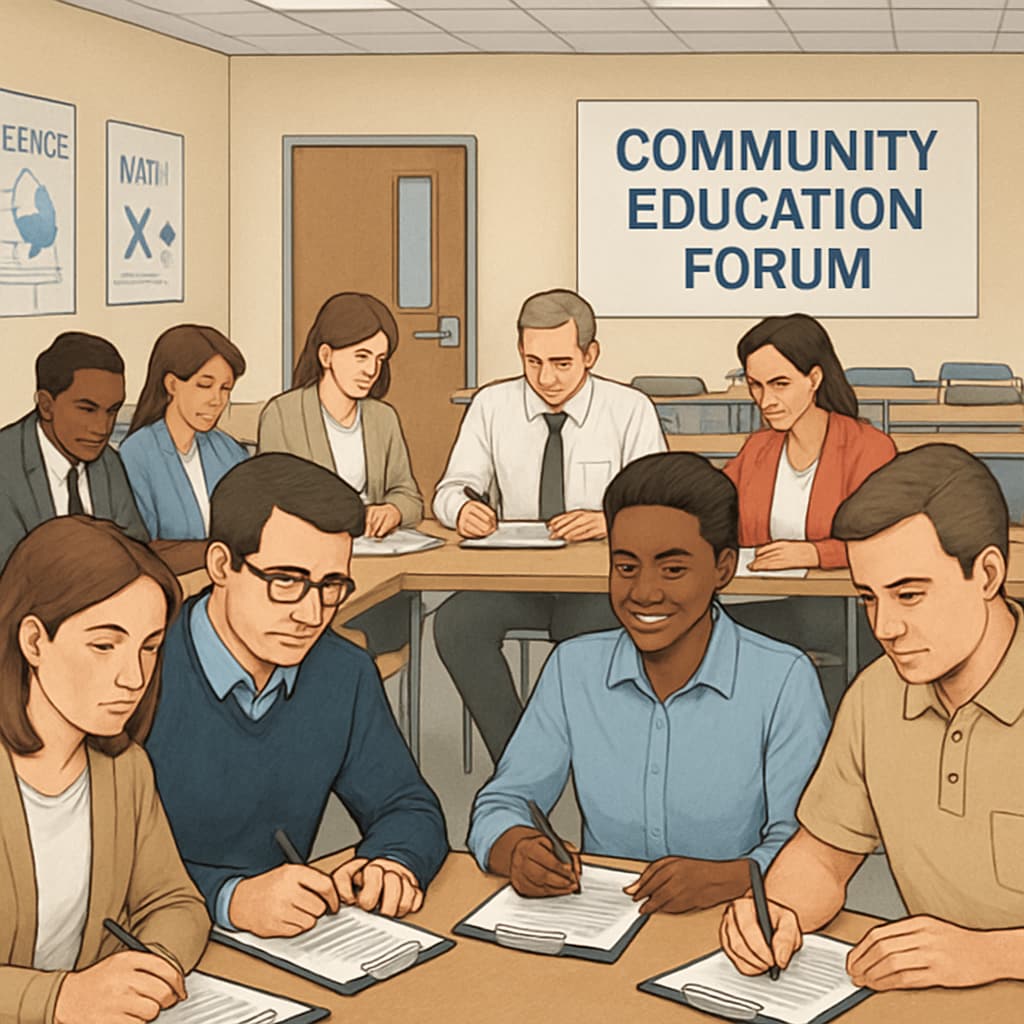 Parents and educators participating in educational surveys