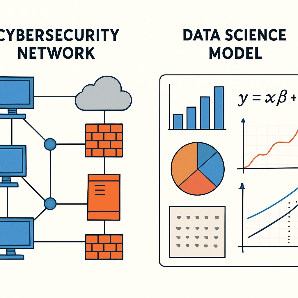 Cybersecurity network and data science model comparison for career choice.
