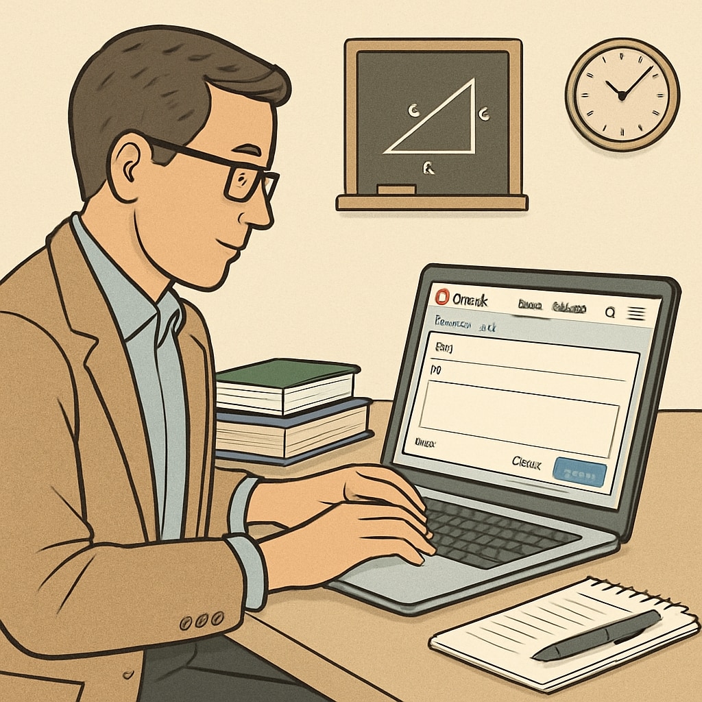 An educator typing on a laptop with Reddit’s interface visible, showcasing a post being drafted. Educator drafting a post on Reddit’s education community page.