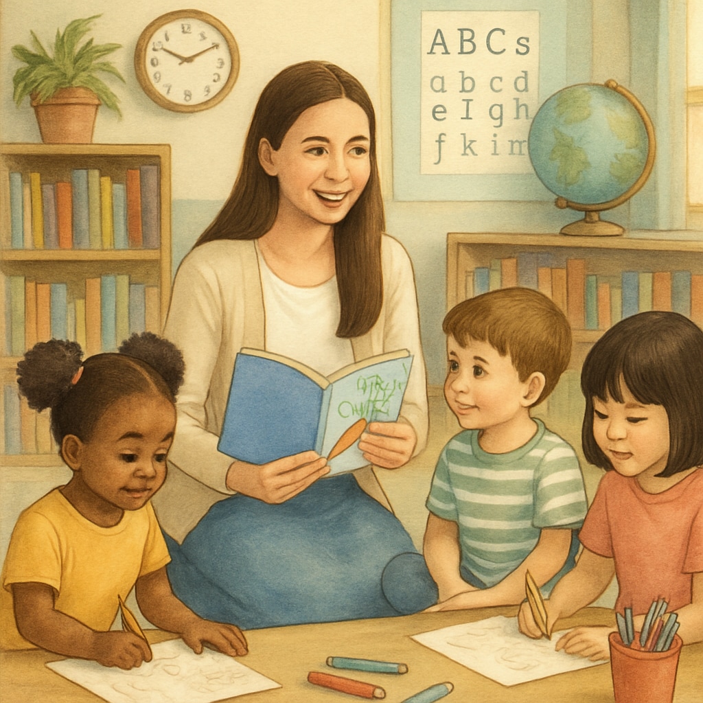 An image of Ms Rachel engaging with children through educational activities, representing her influence in children's education. Ms Rachel engaging with children through educational activities, emphasizing her role in children's education and humanitarian values.
