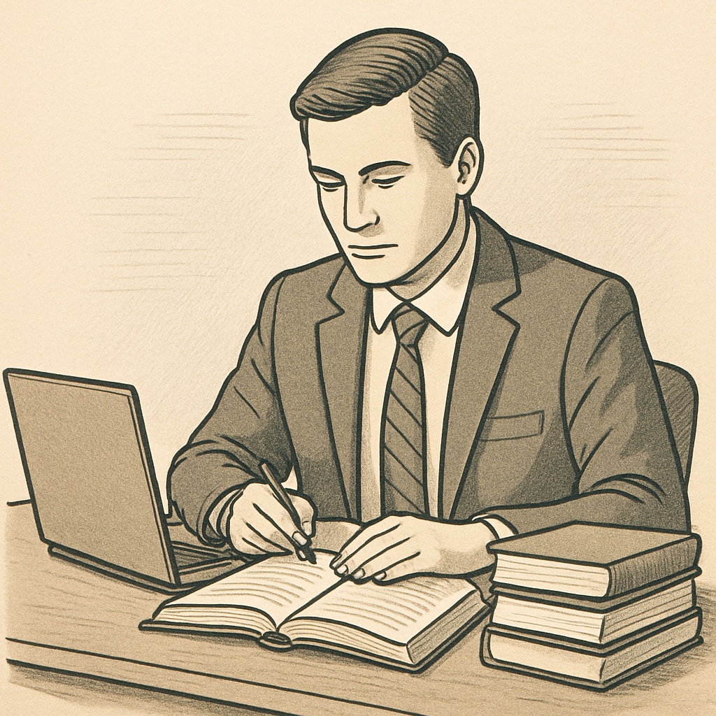 Professional studying to balance work and master’s degree