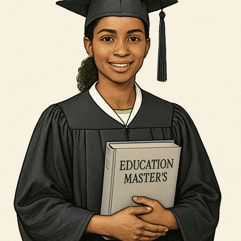 Biology graduate transitioning to education master's program.