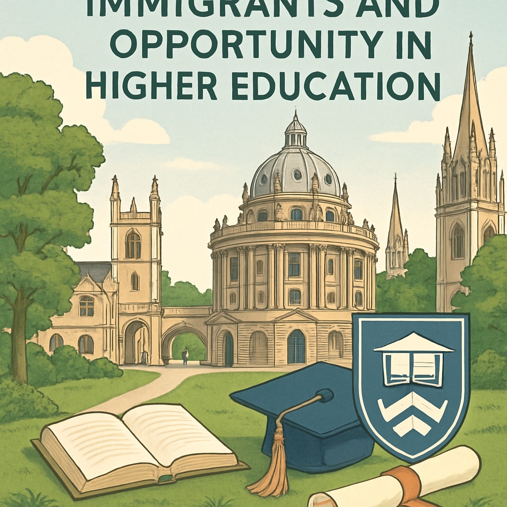 An image of an Oxford University campus, symbolizing higher education opportunities and challenges for immigrant students. Oxford University campus photo highlighting immigrant students' tuition challenges.