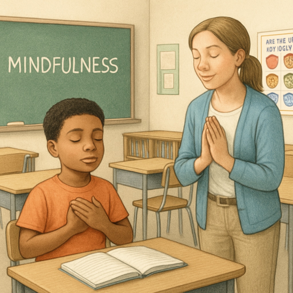 Emotional education activity in a classroom setting