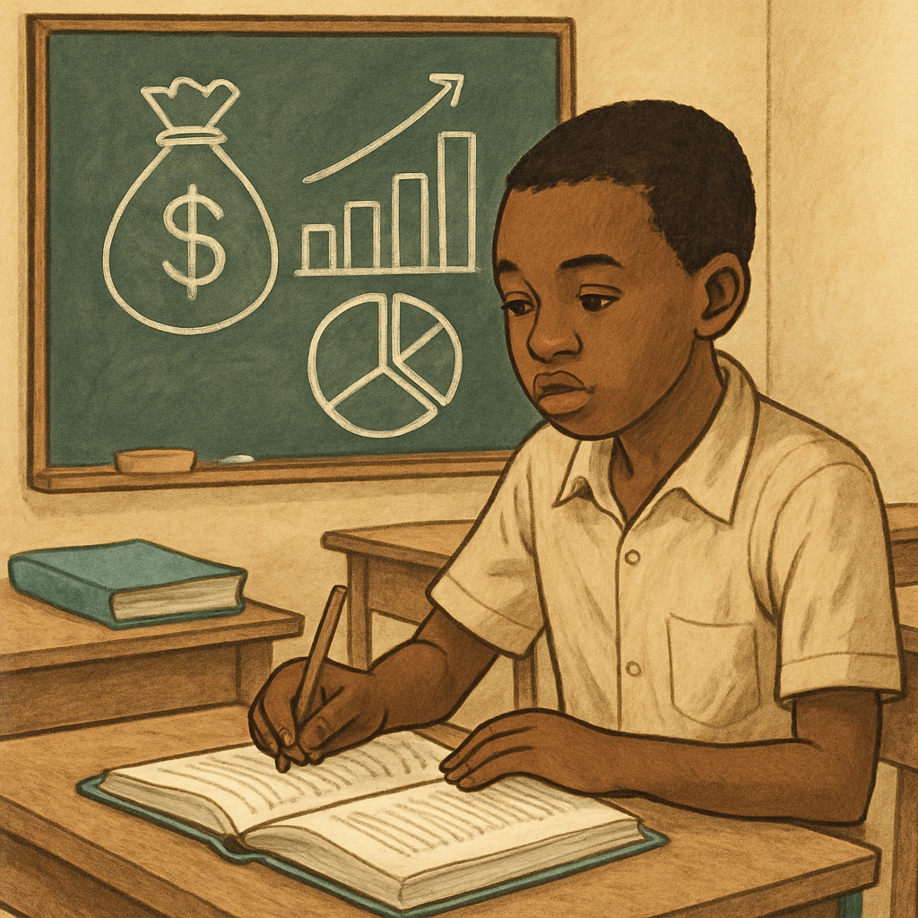 Financial education in Mali classroom