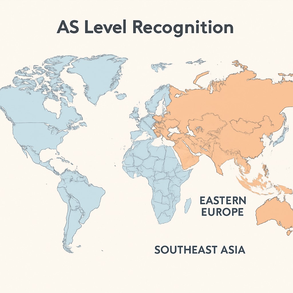 Map showing countries with affordable education options for AS Level students.