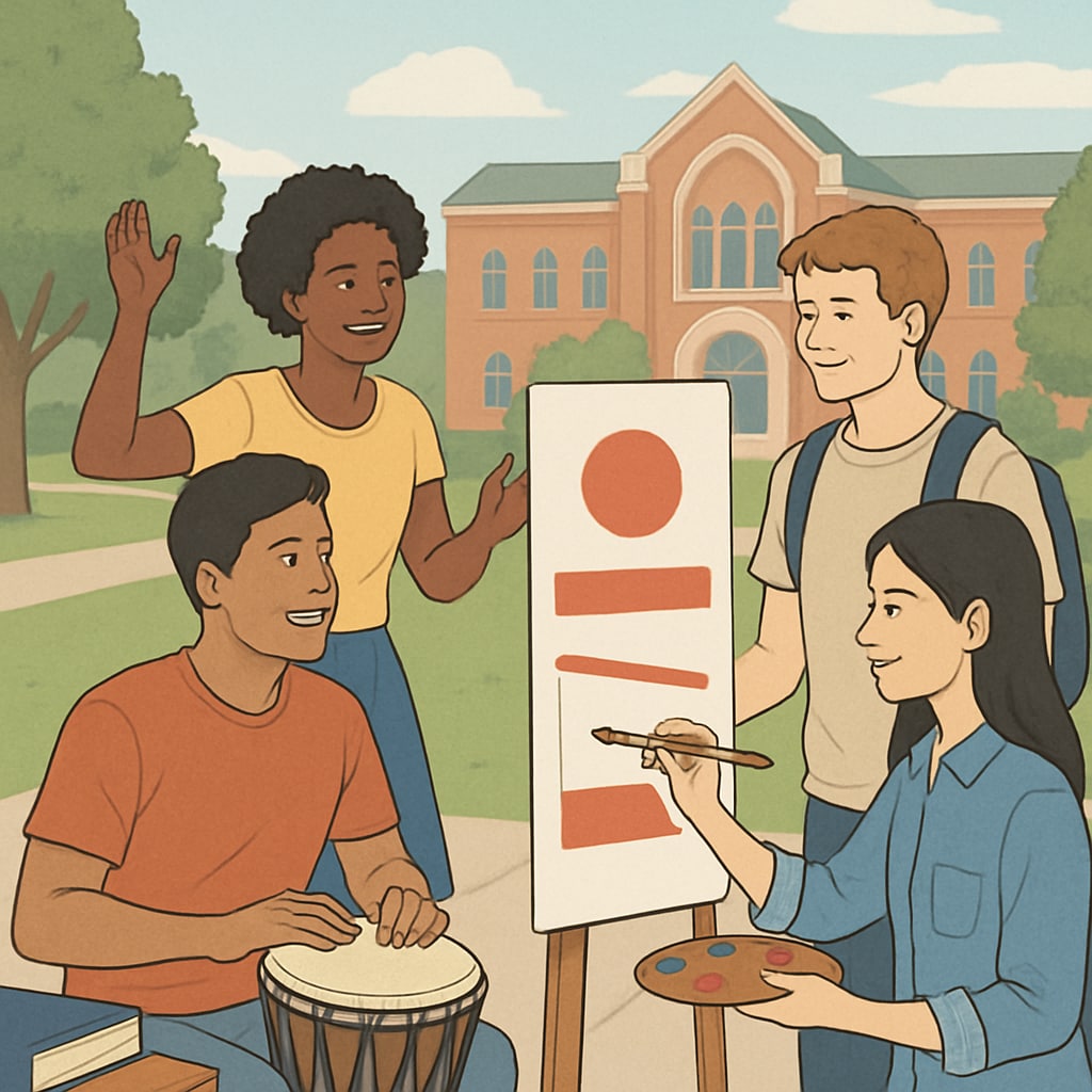 Campus engagement and belonging activities at a university.