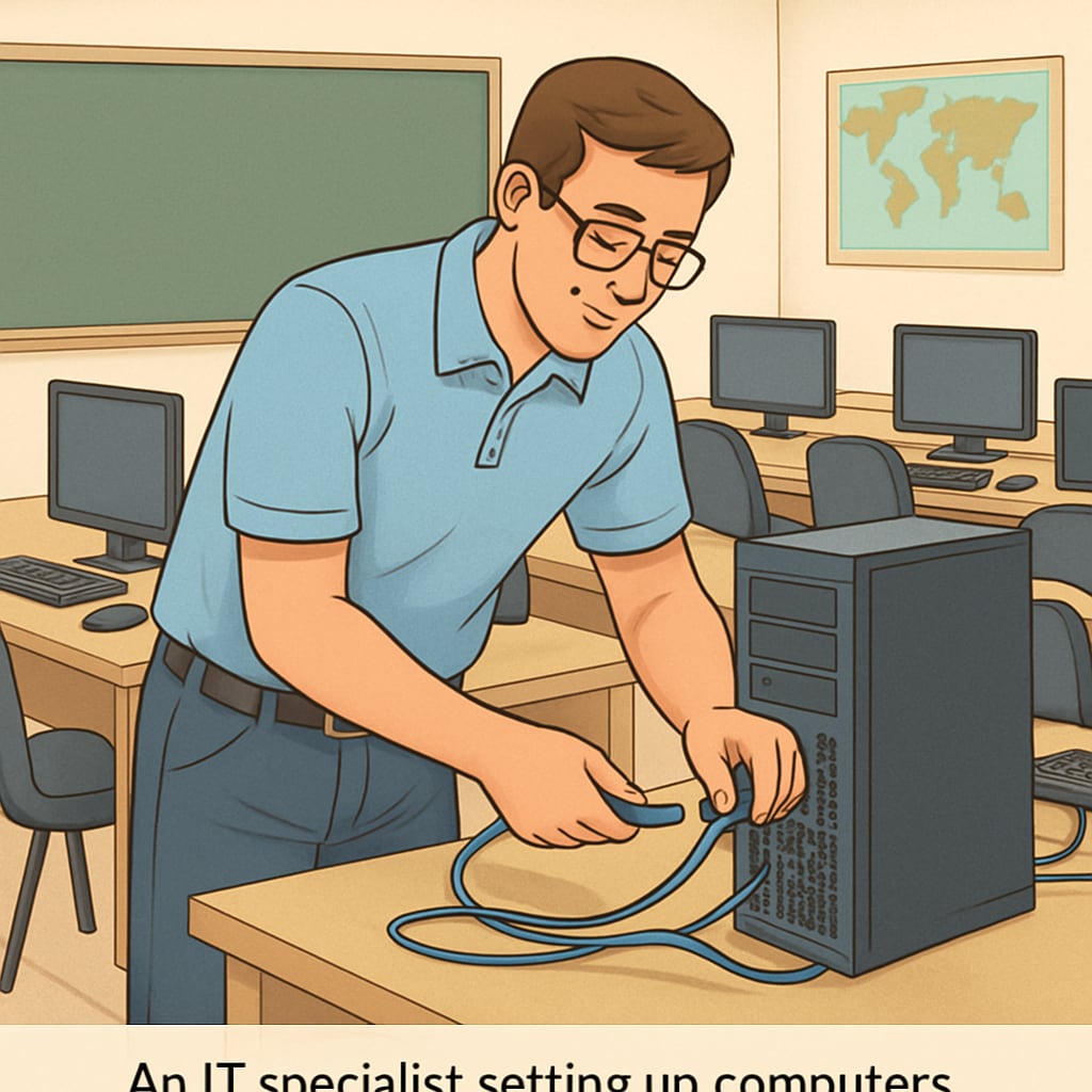 IT specialist in K12 education with summer break benefits.
