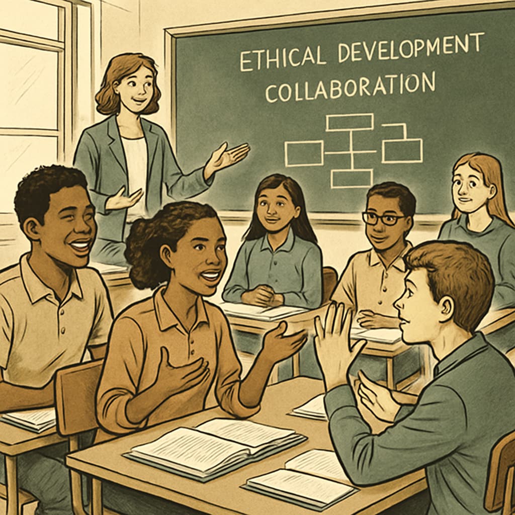 College application integrity reflected in ethical classroom discussions.