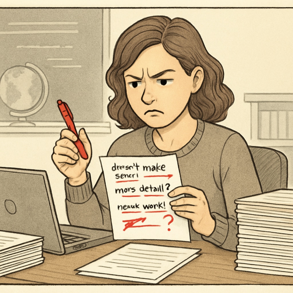 Teacher struggling with ineffective academic leadership.