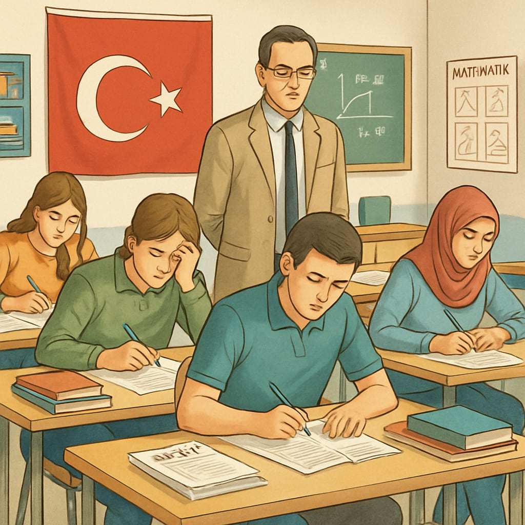 Turkish education system exam-driven classroom