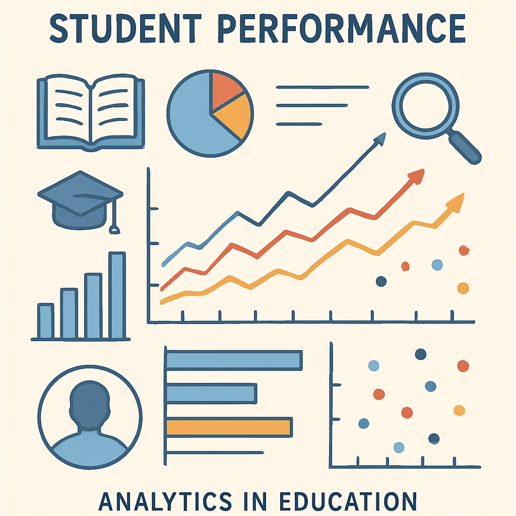 Data visualization of student performance trends in K12 education