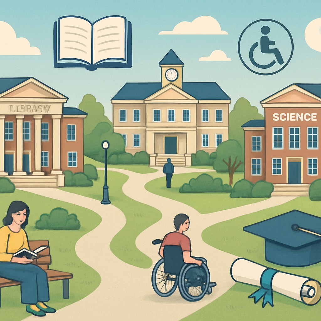 University campus representing challenges faced by immigrant students regarding international fees.