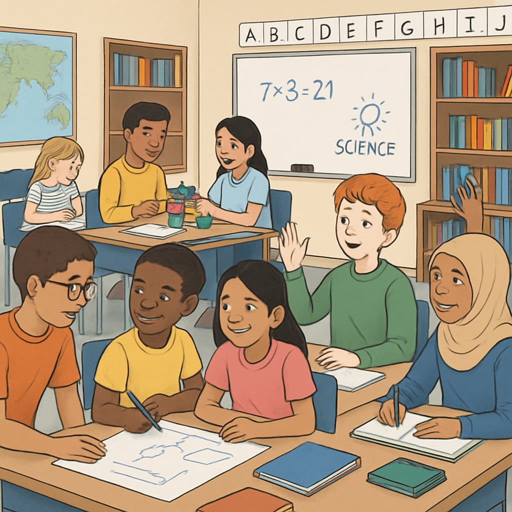 US classroom highlighting equity in education system