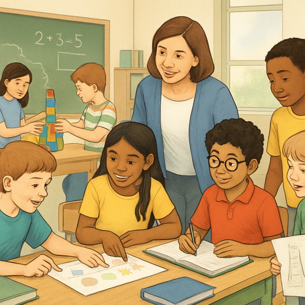 Classroom of students symbolizing creativity and innovation in education.