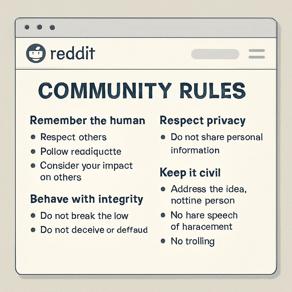 Reddit community rules page emphasizing guidelines for educators and users.
