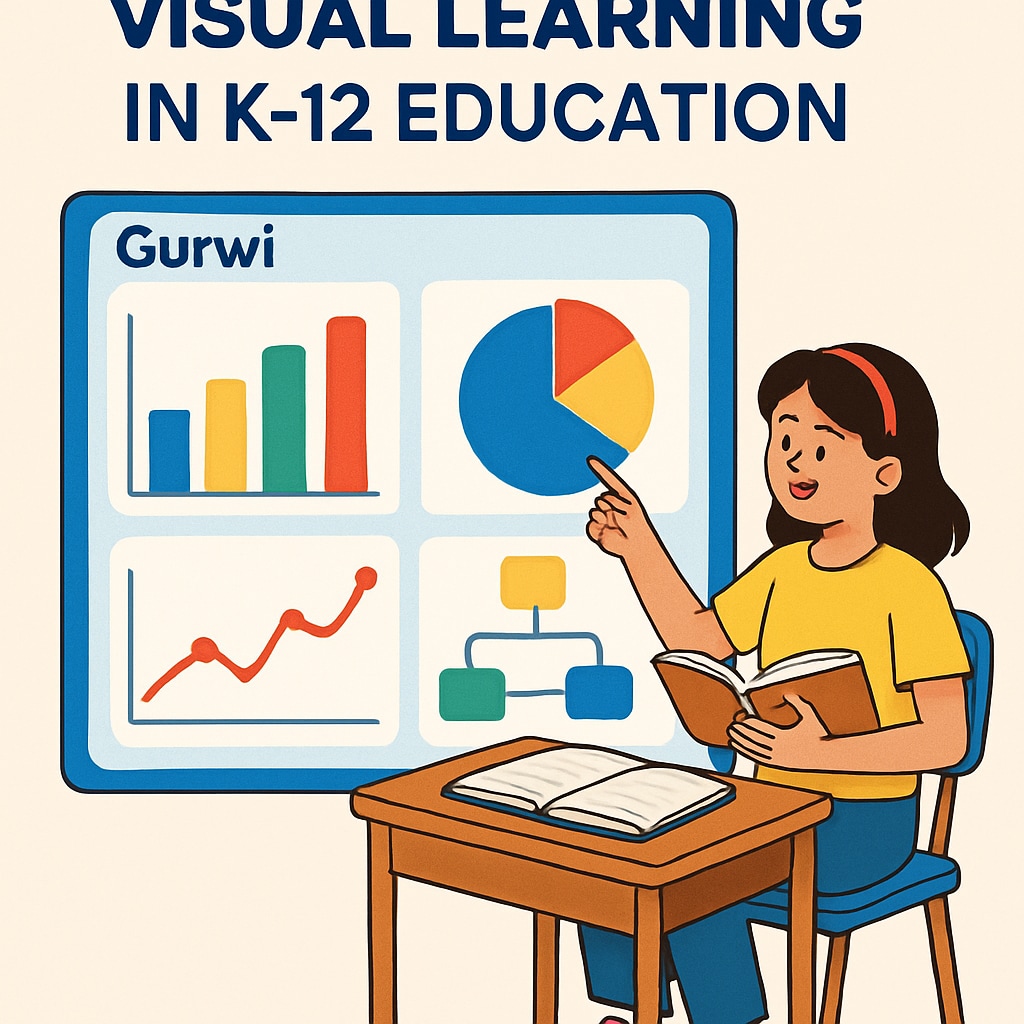 Visual learning infographic used in Gurwi’s K12 education platform