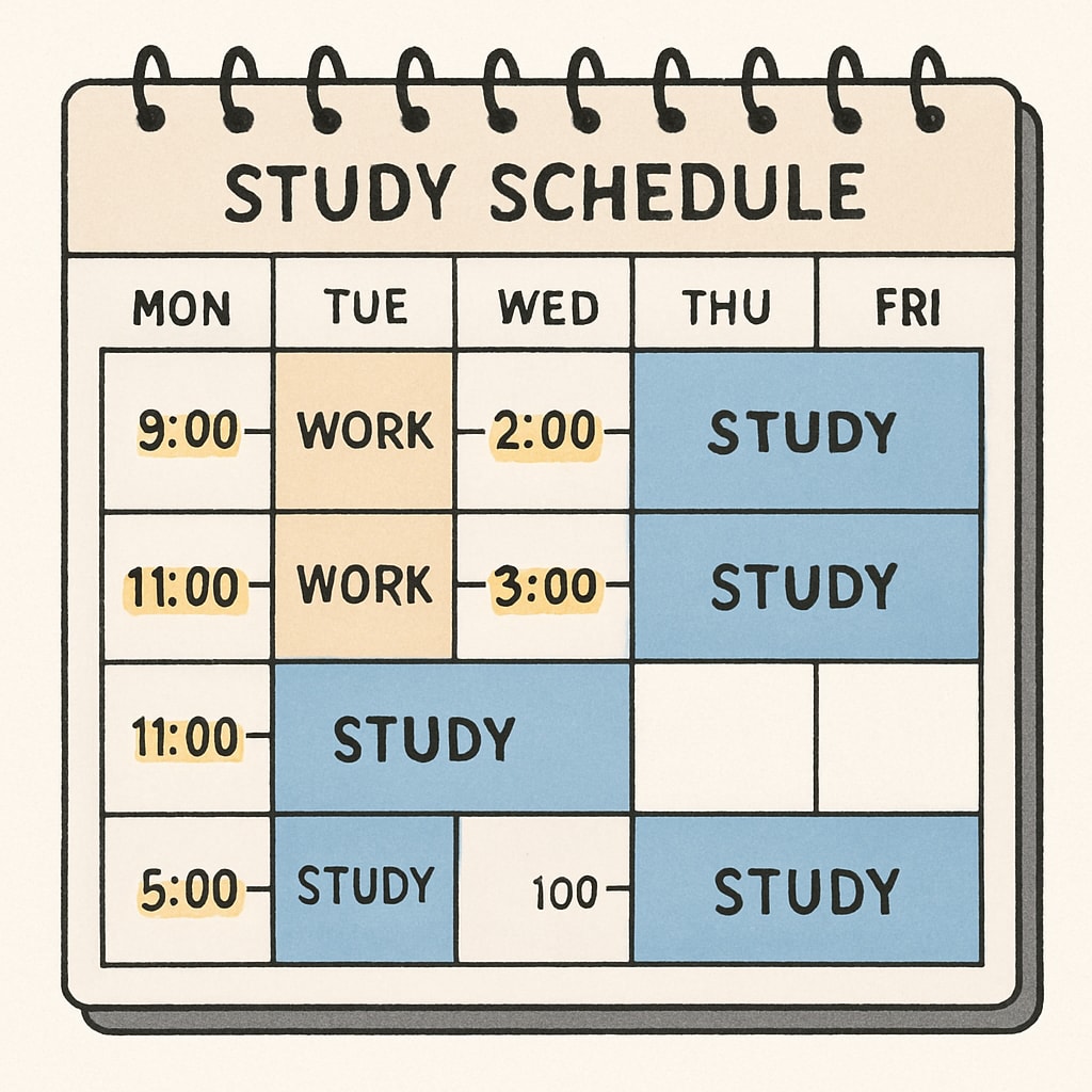 Time management for pursuing a degree alongside career development.