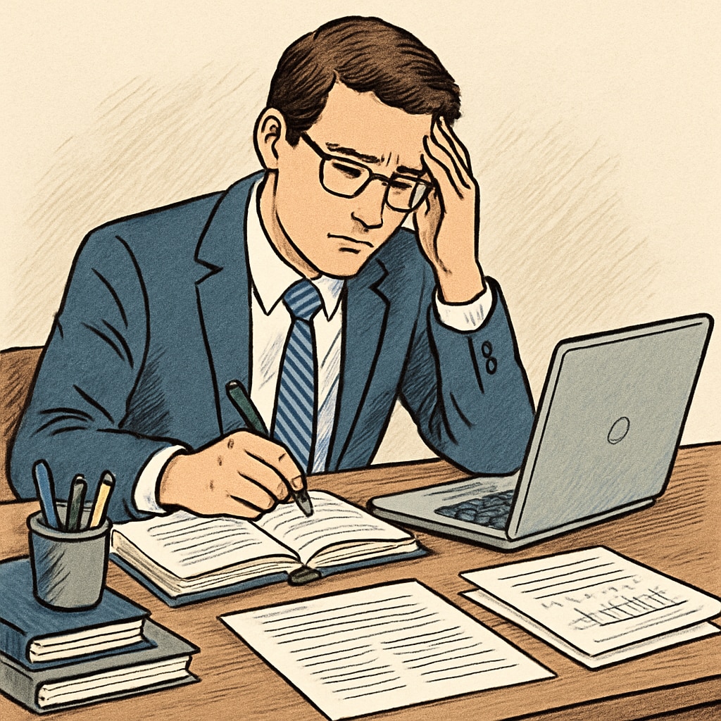 Professional balancing education and career through online learning.