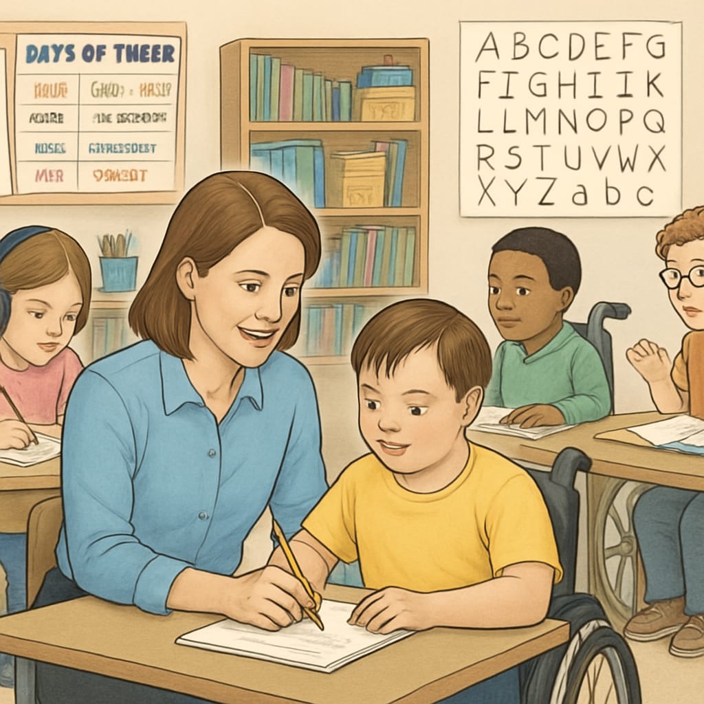 Special education classroom providing tailored support to students.